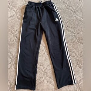 Adidas Boys 3-Stripes Essentials Open Hem Pants